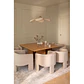 Conjunto de comedor Lioara en terciopelo - Miniatura 13