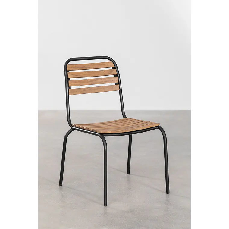 Conjunto de comedor Maelor en madera de acacia 6