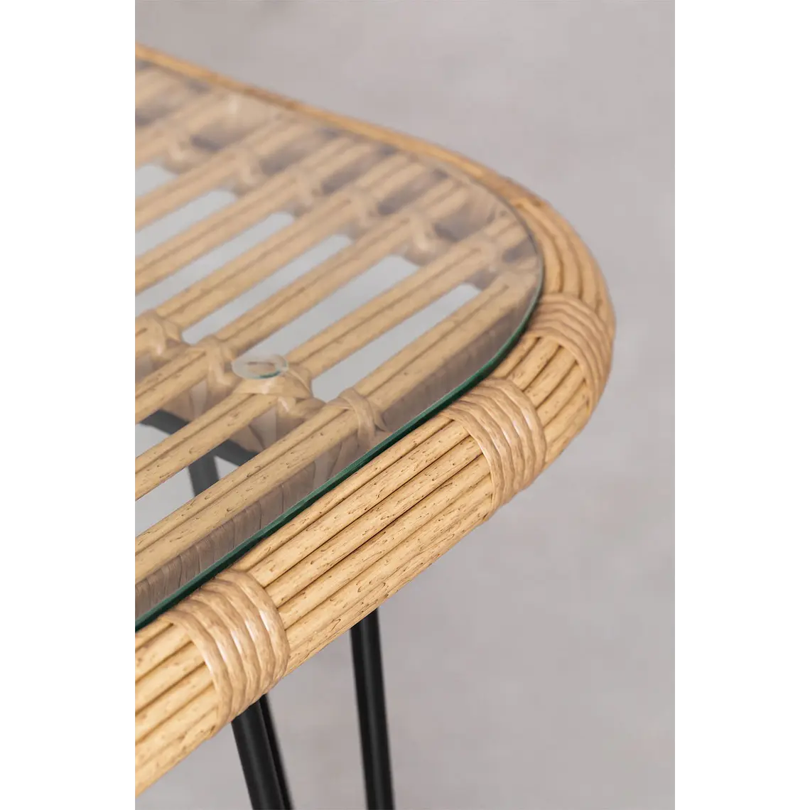 Conjunto de comedor Oriara en ratán 5