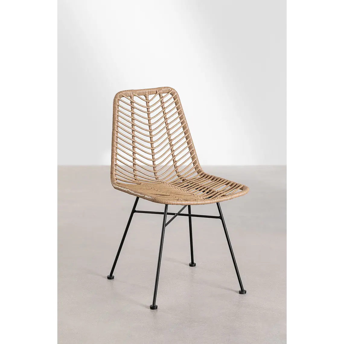 Conjunto de comedor Oriara en ratán 7
