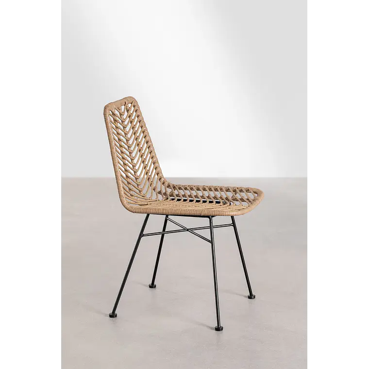 Conjunto de comedor Oriara en ratán 8