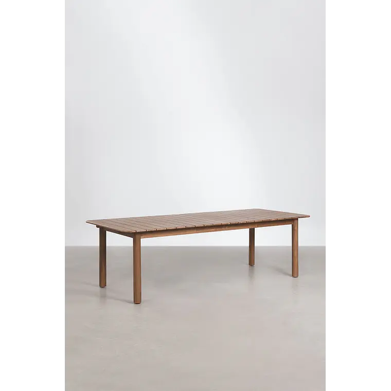 Conjunto de comedor Tirune en madera de acacia 11