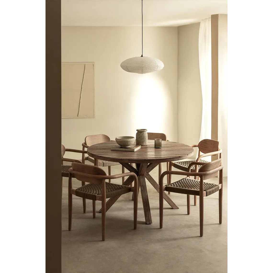 Conjunto de comedor Vioen en madera 2