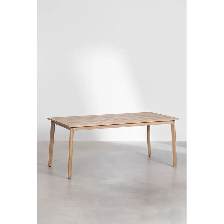 Conjunto de comedor Wenien en madera de acacia 3