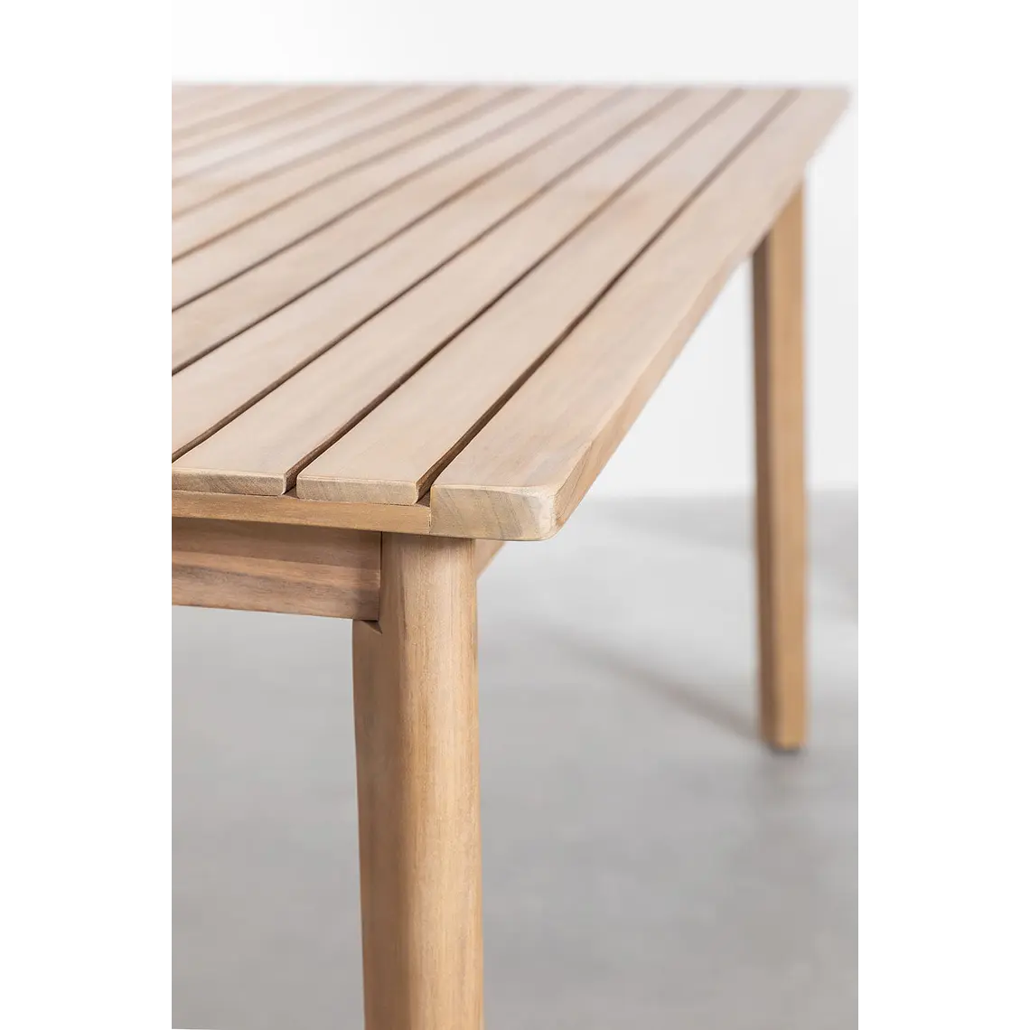 Conjunto de comedor Wenien en madera de acacia 5