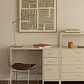 Escritorio 100x40 cm en acero con cajones - Miniatura 1