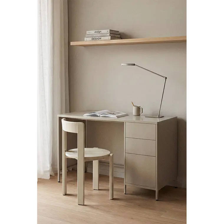 Escritorio 120x60 cm en acero con cajones 11