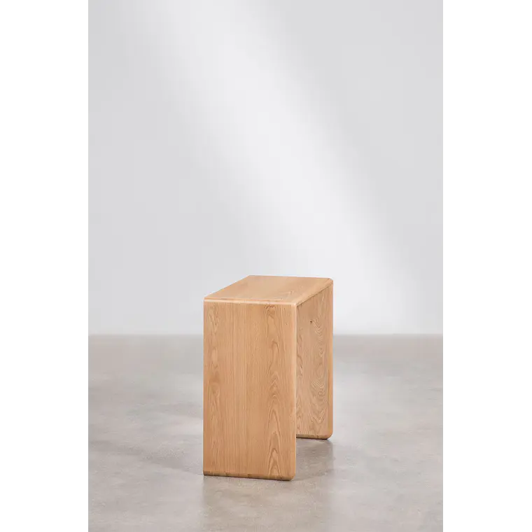 Escritorio en aglomerado y chapa de madera 5