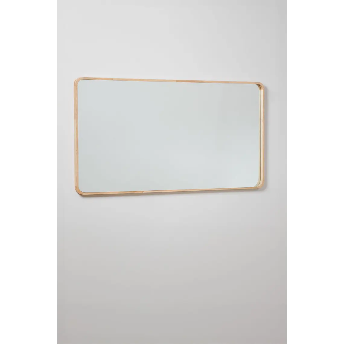 Espejo de dormitorio Aleris rectangular 90x170 cm en madera de roble 5