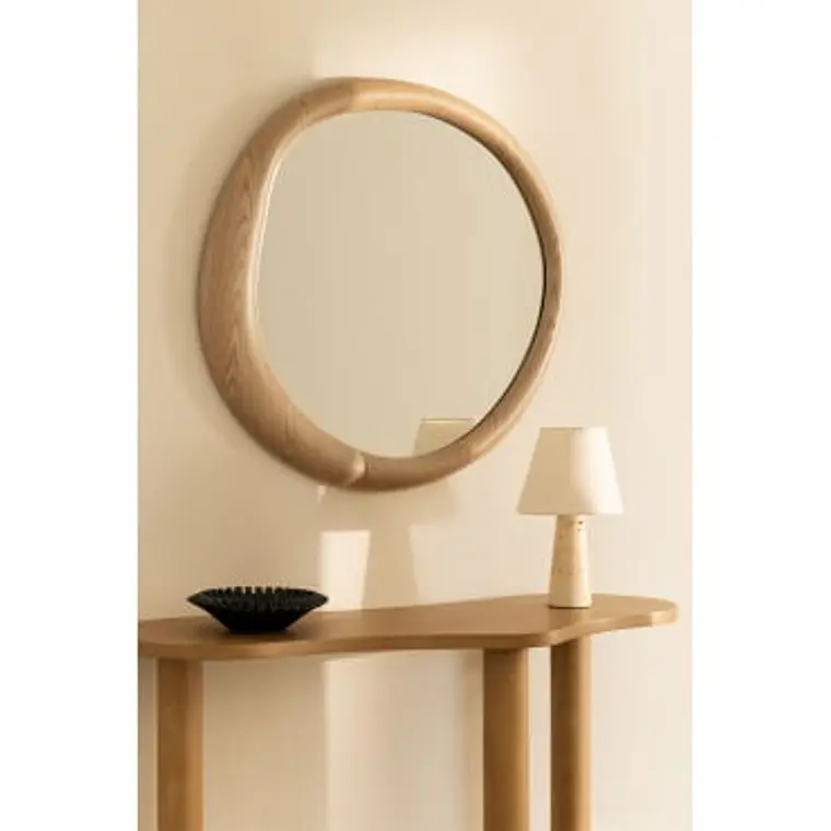 Espejo de dormitorio Ardea redondo Ø100 cm 9