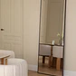 Espejo de dormitorio Caren rectangular 70x200 cm en aluminio - Miniatura 8