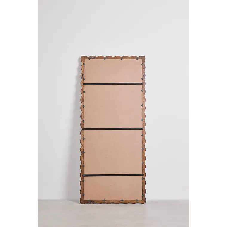 Espejo de dormitorio Elora rectangular en madera de mango 6