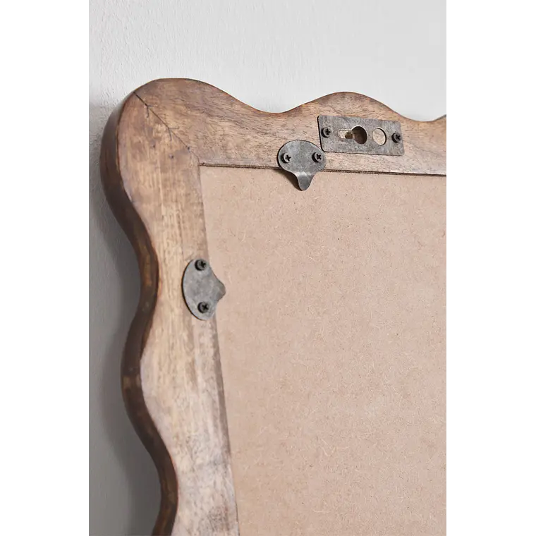 Espejo de dormitorio Elora rectangular en madera de mango 7
