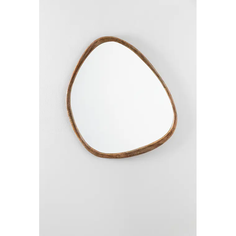 Espejo de dormitorio Oline 85x70 cm en madera de mango 2