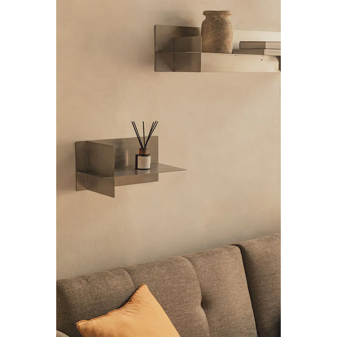 Estante de pared en acero inoxidable 2