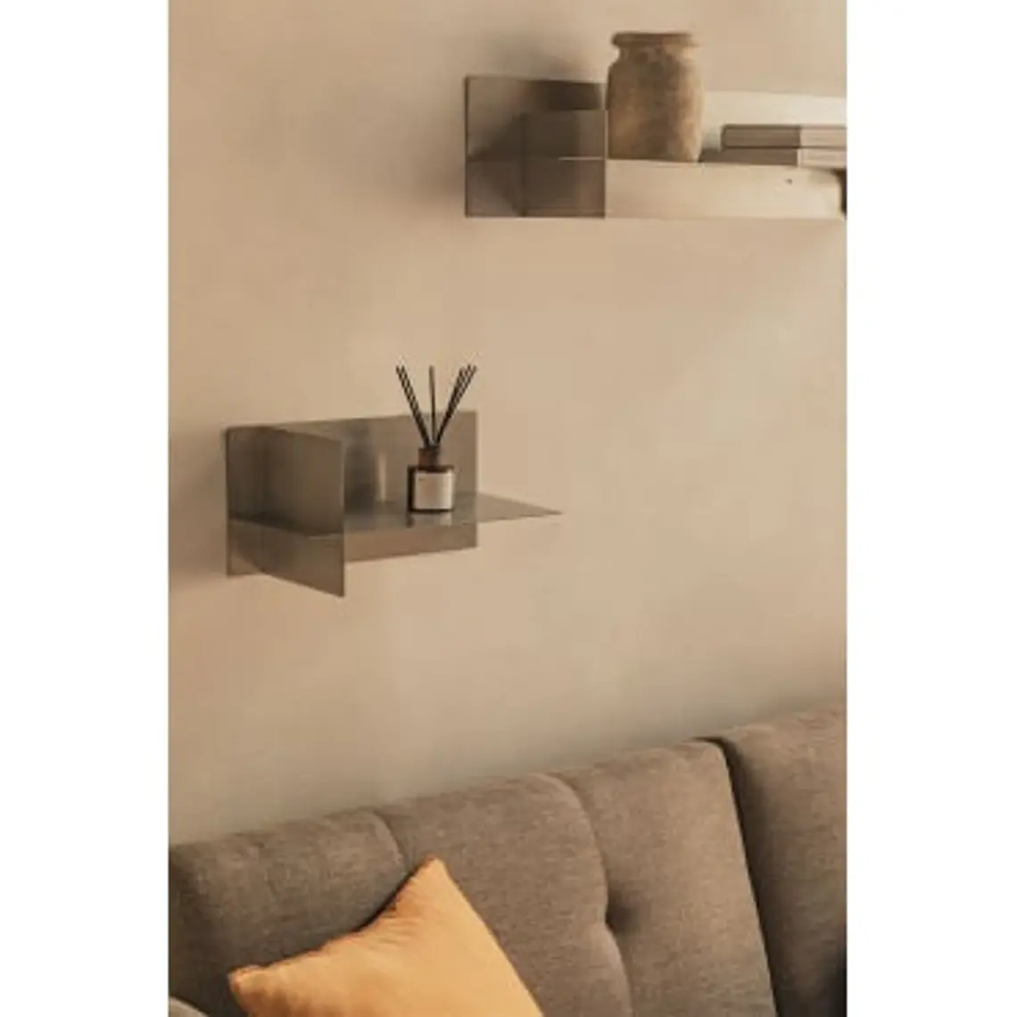 Estante de pared en acero inoxidable 8