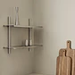 Estantería de pared en acero inoxidable - Miniatura 11