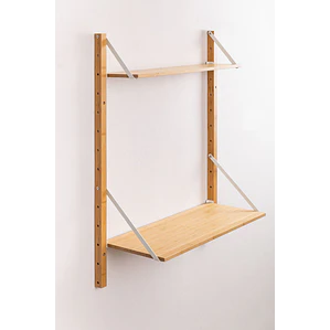 Estantería modular de pared en bambú