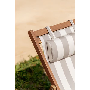 Hamaca plegable en madera con cojín Dela