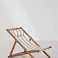 Hamaca plegable en madera con cojín Dela - Miniatura 3