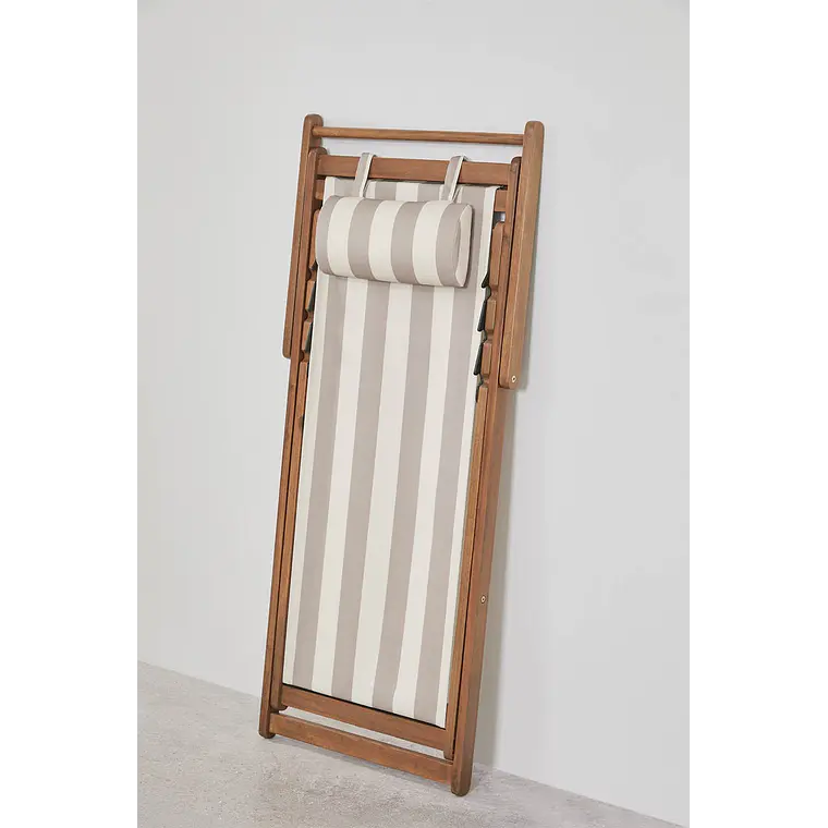 Hamaca plegable en madera con cojín Dela 10
