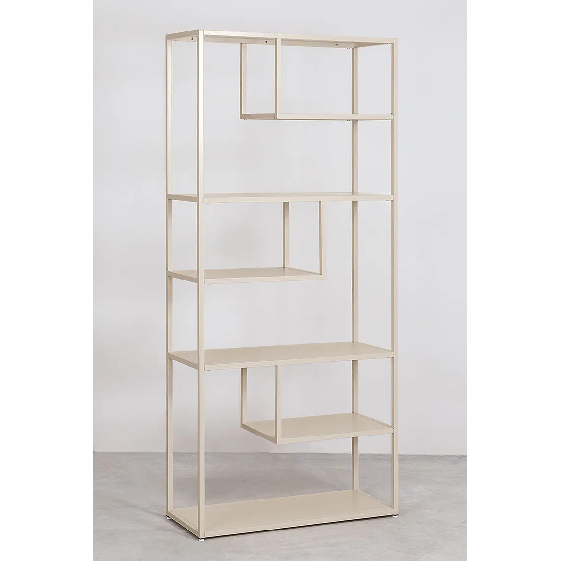 Librería 85x190 cm en acero 2