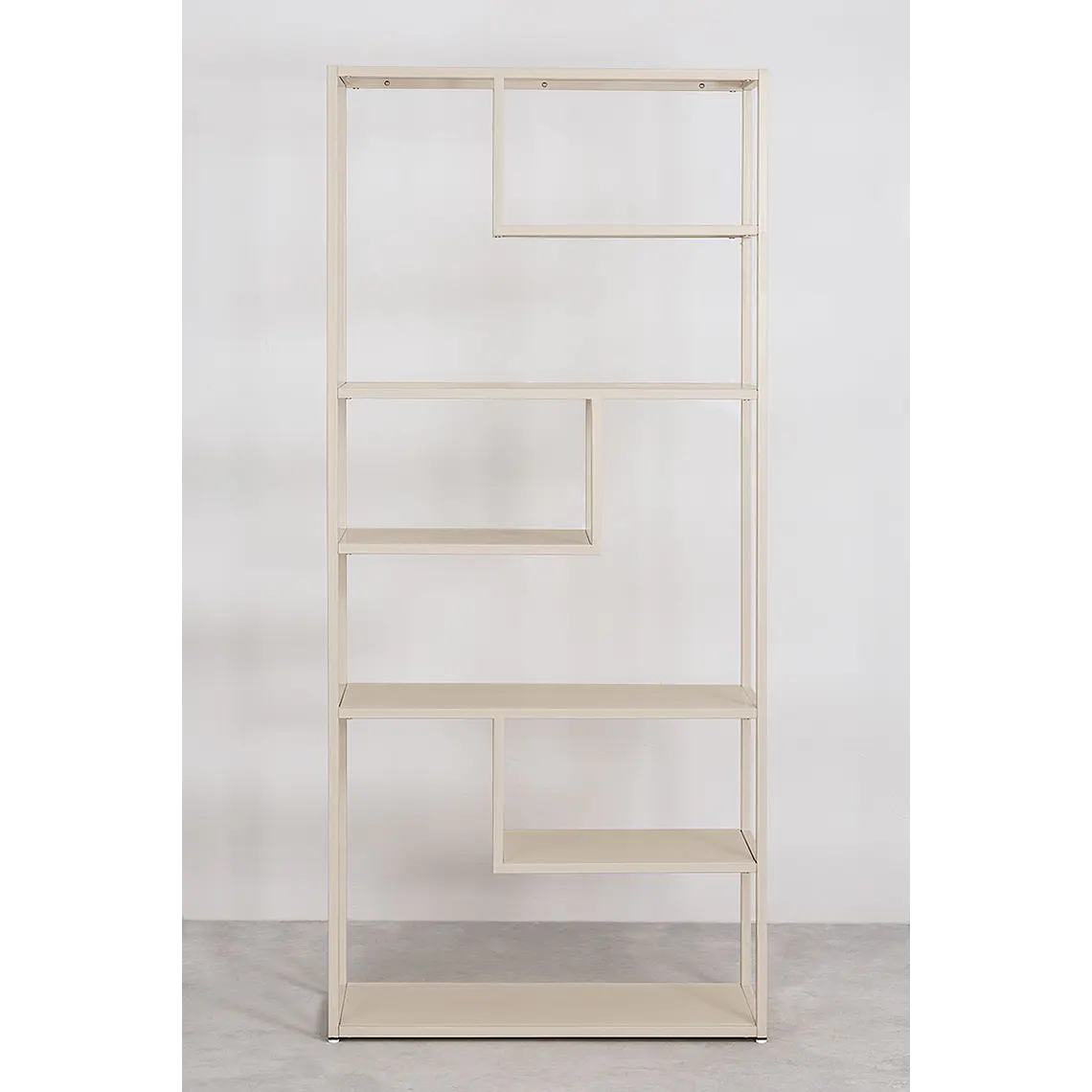 Librería 85x190 cm en acero 4