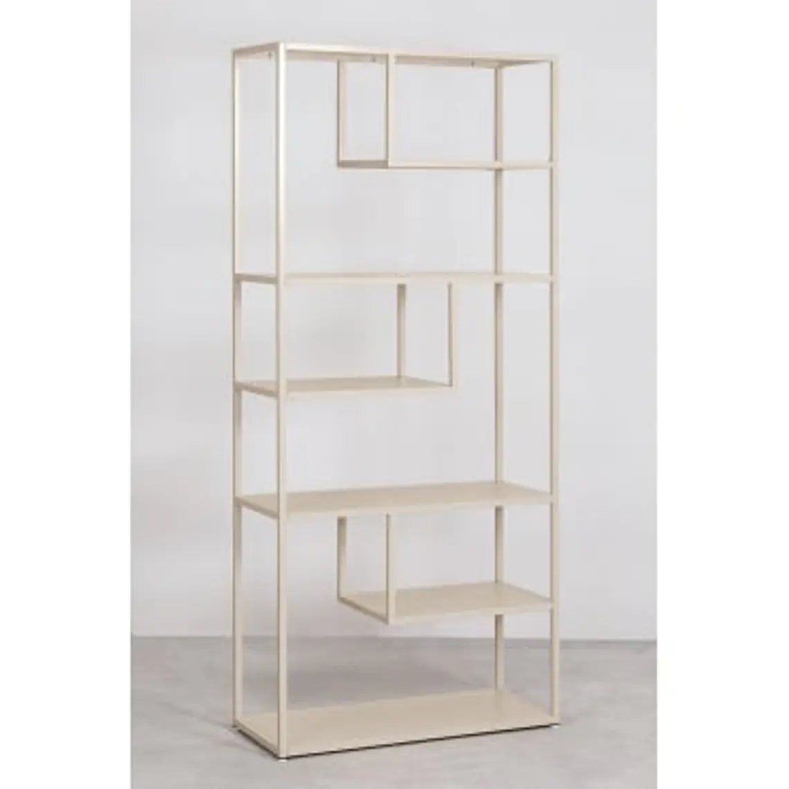 Librería 85x190 cm en acero 7