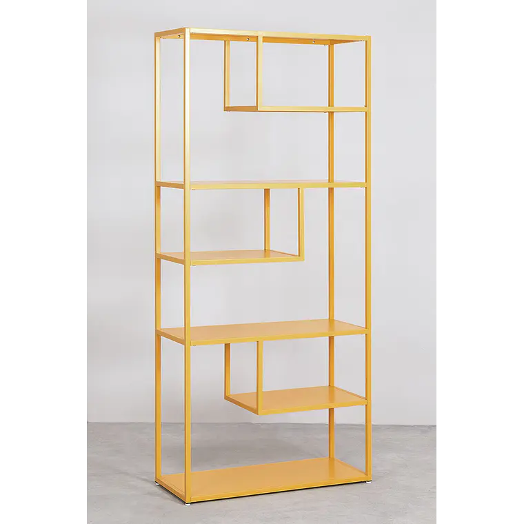 Librería 85x190 cm en acero 9