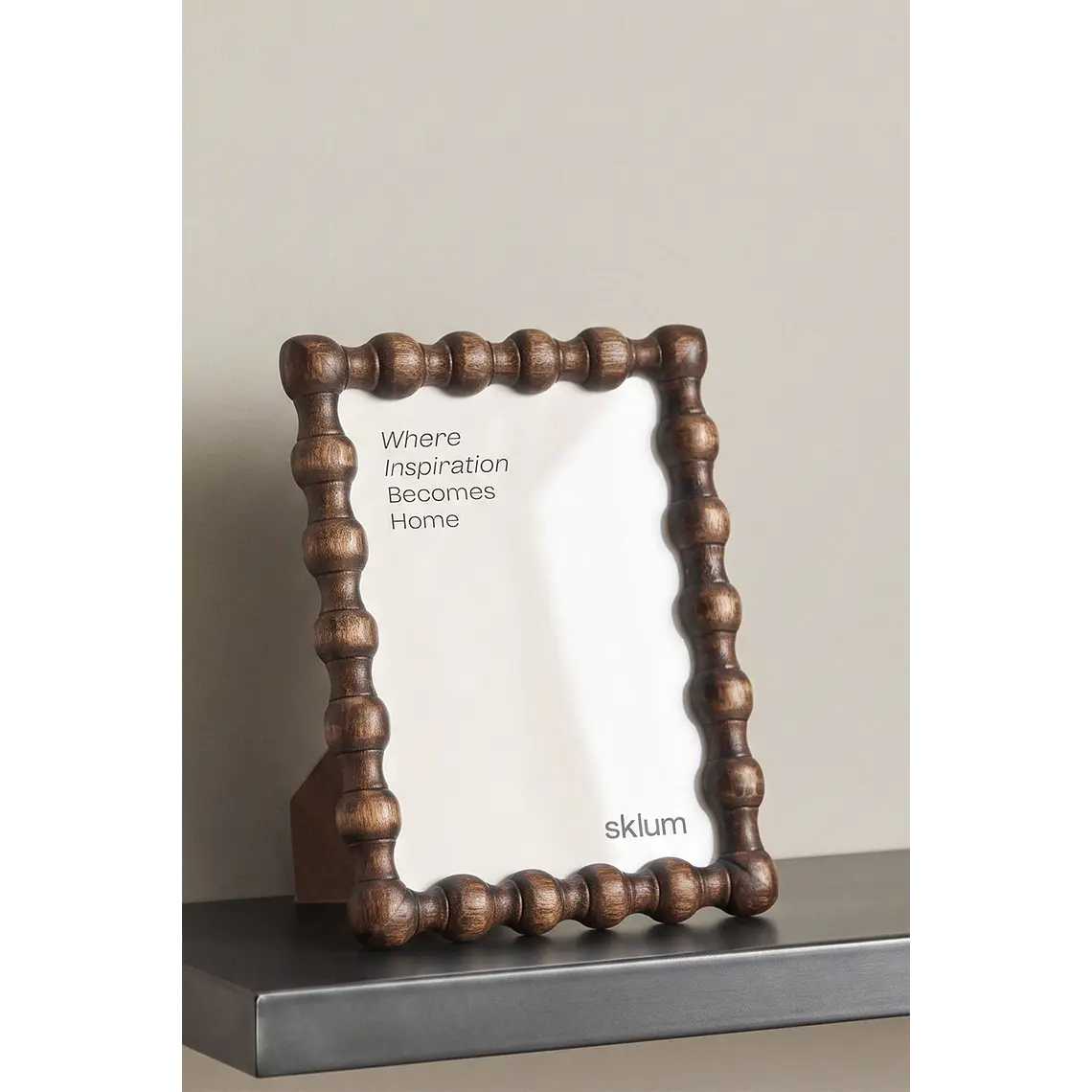 Marco de fotos en madera de mango 2