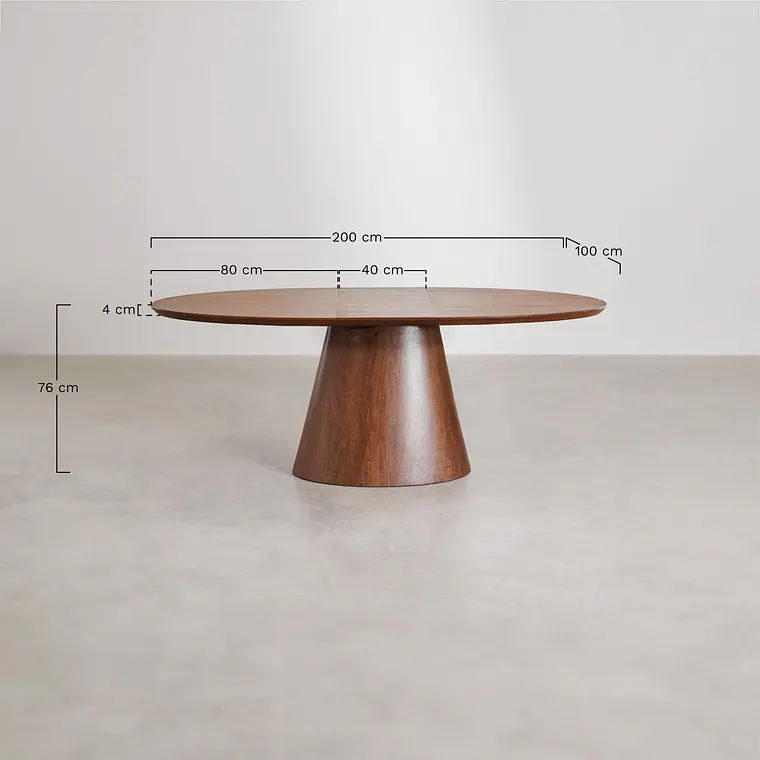 Mesa de comedor Belara en MDF 10