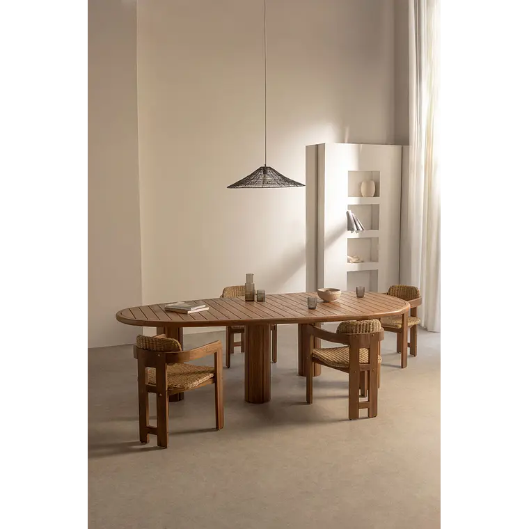 Mesa de comedor Eiren en madera de acacia 1