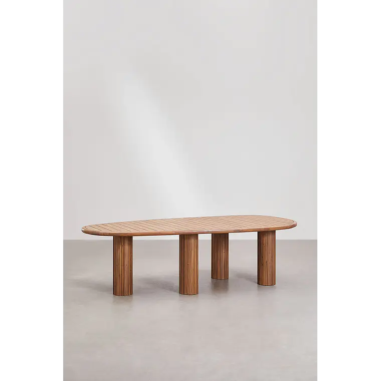 Mesa de comedor Eiren en madera de acacia 2