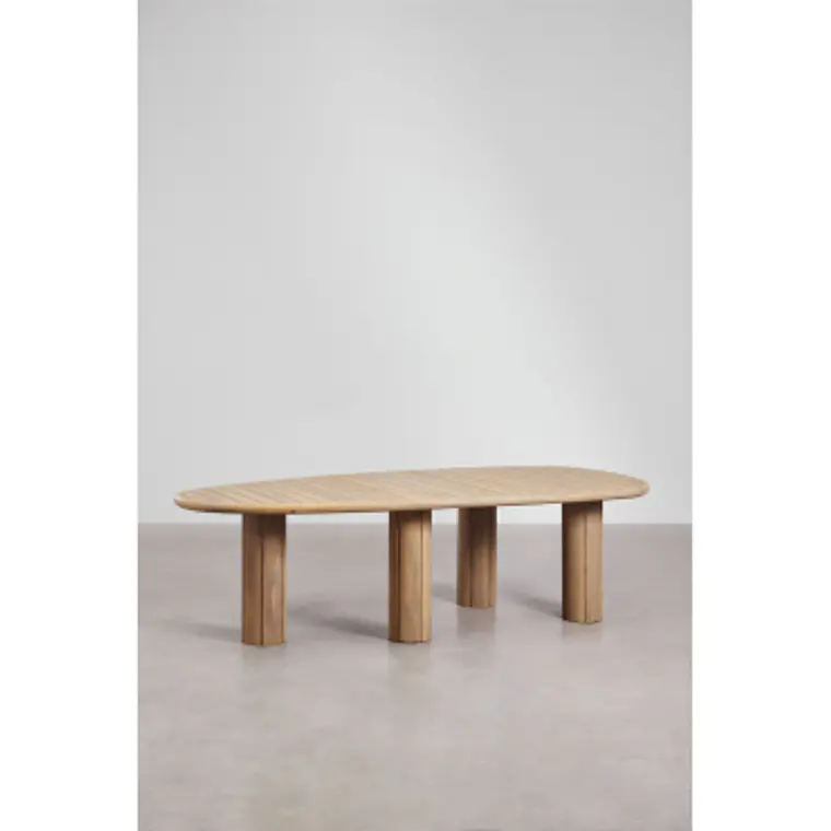 Mesa de comedor Eiren en madera de acacia 10
