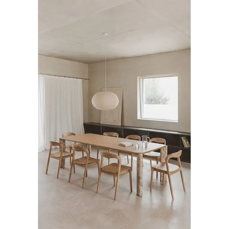 Mesa de comedor Eireri en madera de mango 1