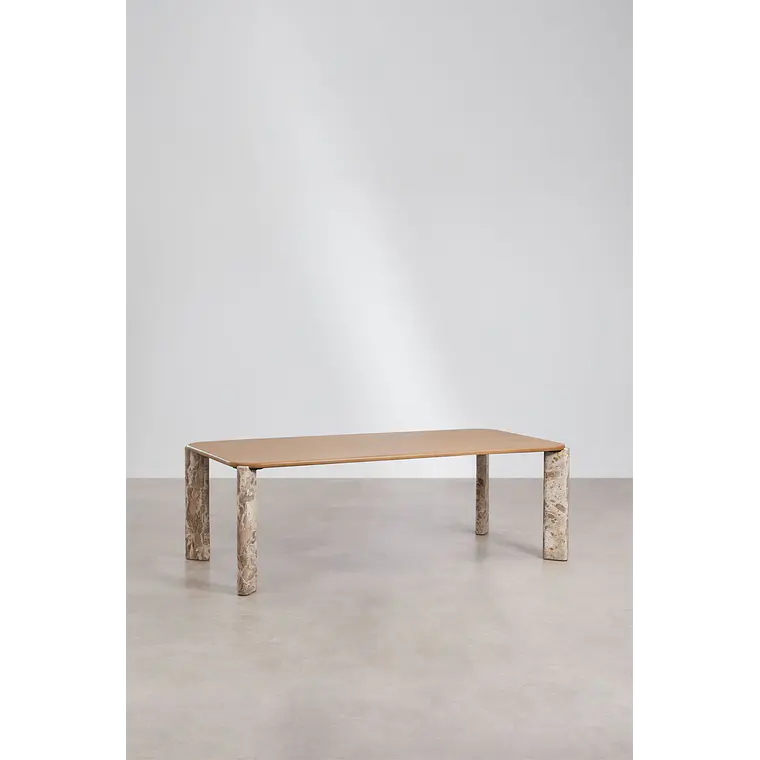 Mesa de comedor Eireri en madera de mango 3