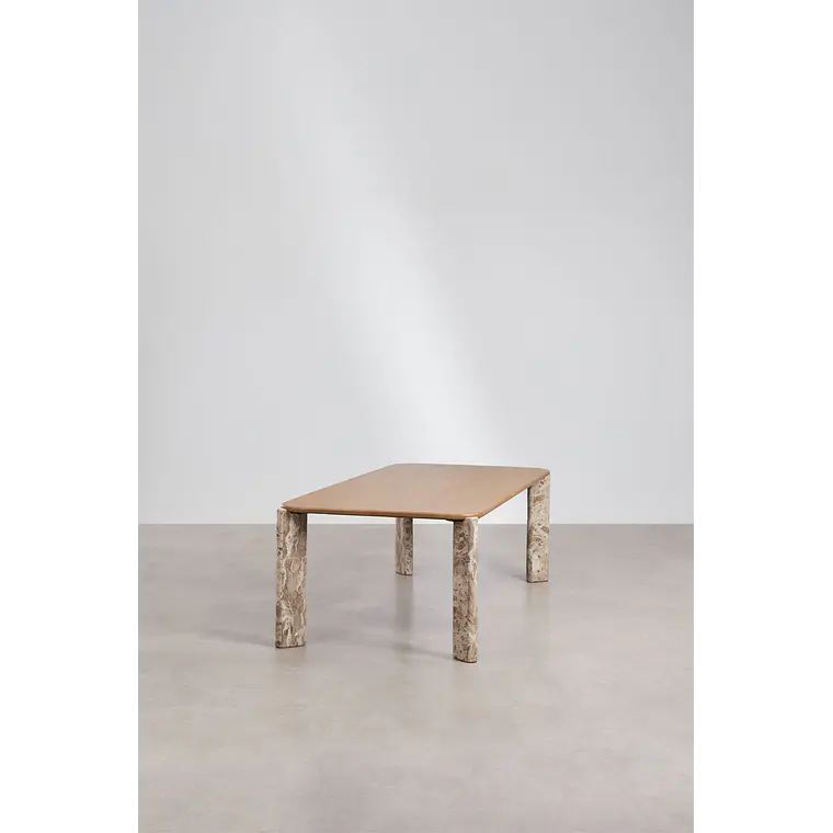 Mesa de comedor Eireri en madera de mango 4