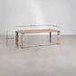 Mesa de comedor Eireri en madera de mango - Miniatura 9