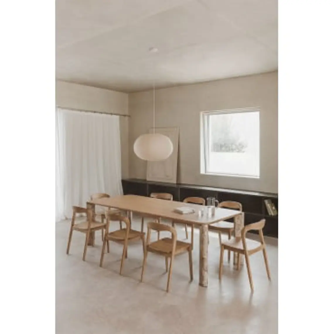 Mesa de comedor Eireri en madera de mango 10