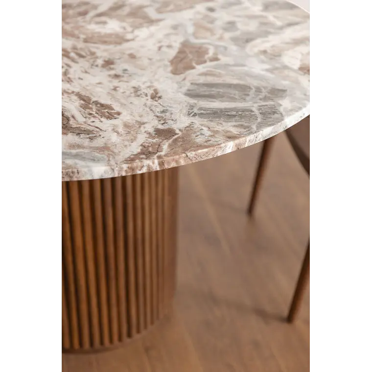 Mesa de comedor Elaena en madera de mango 3