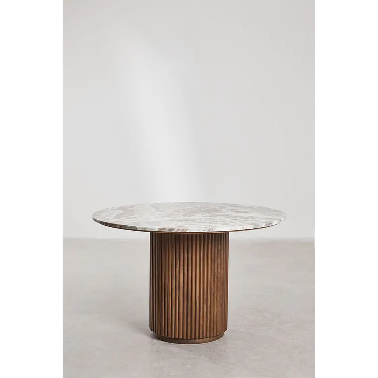 Mesa de comedor Elaena en madera de mango 4