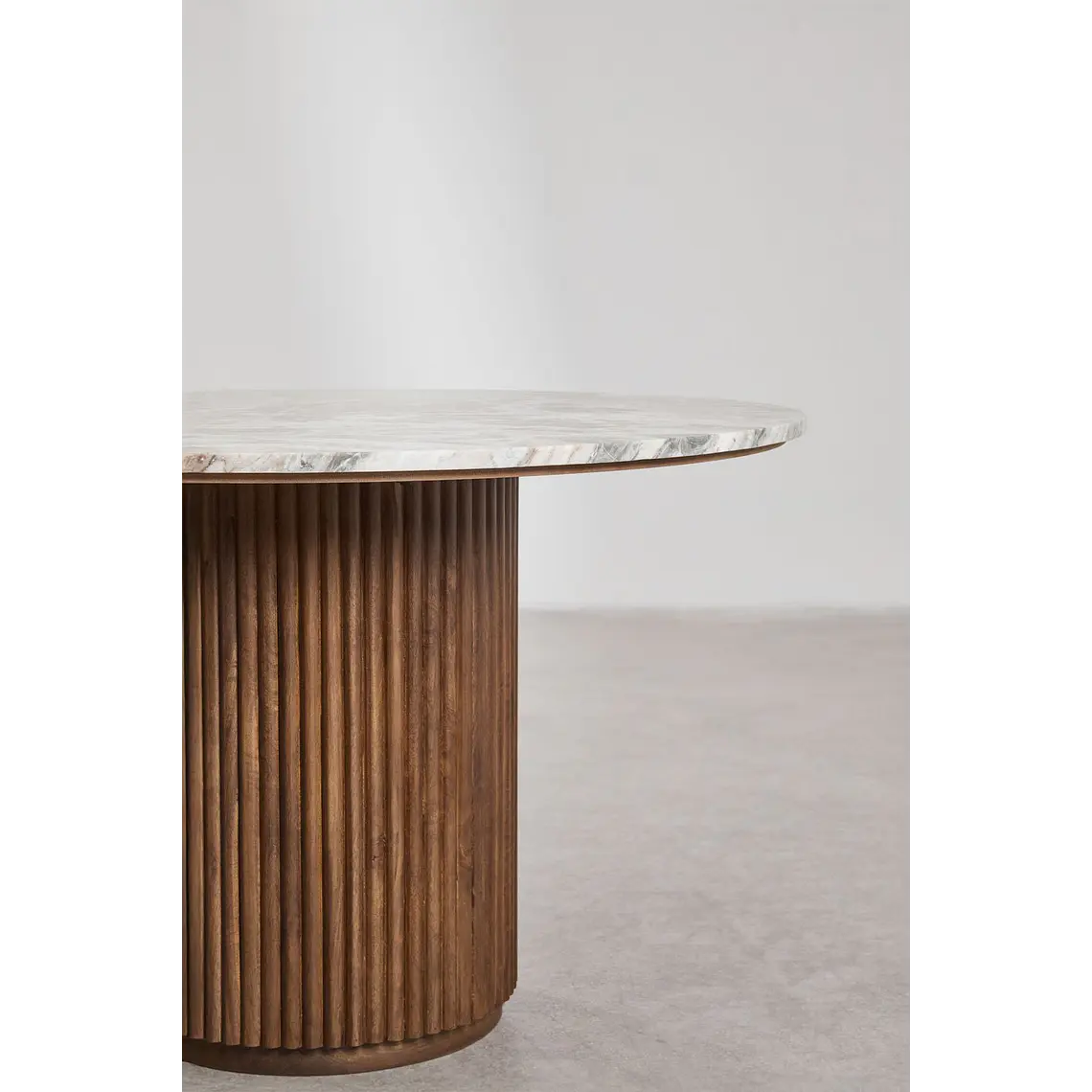 Mesa de comedor Elaena en madera de mango 5