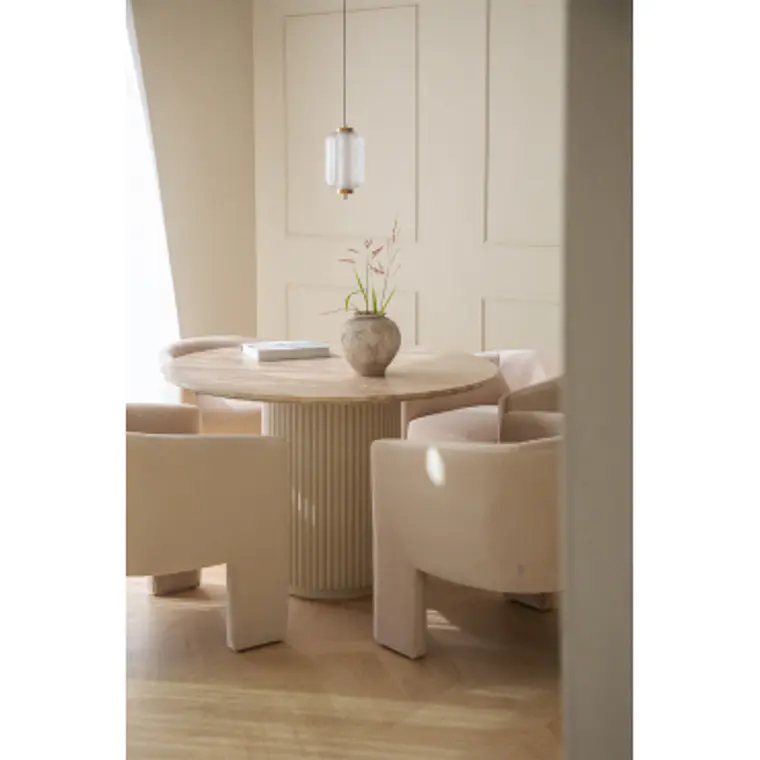Mesa de comedor Elaena en madera de mango 15