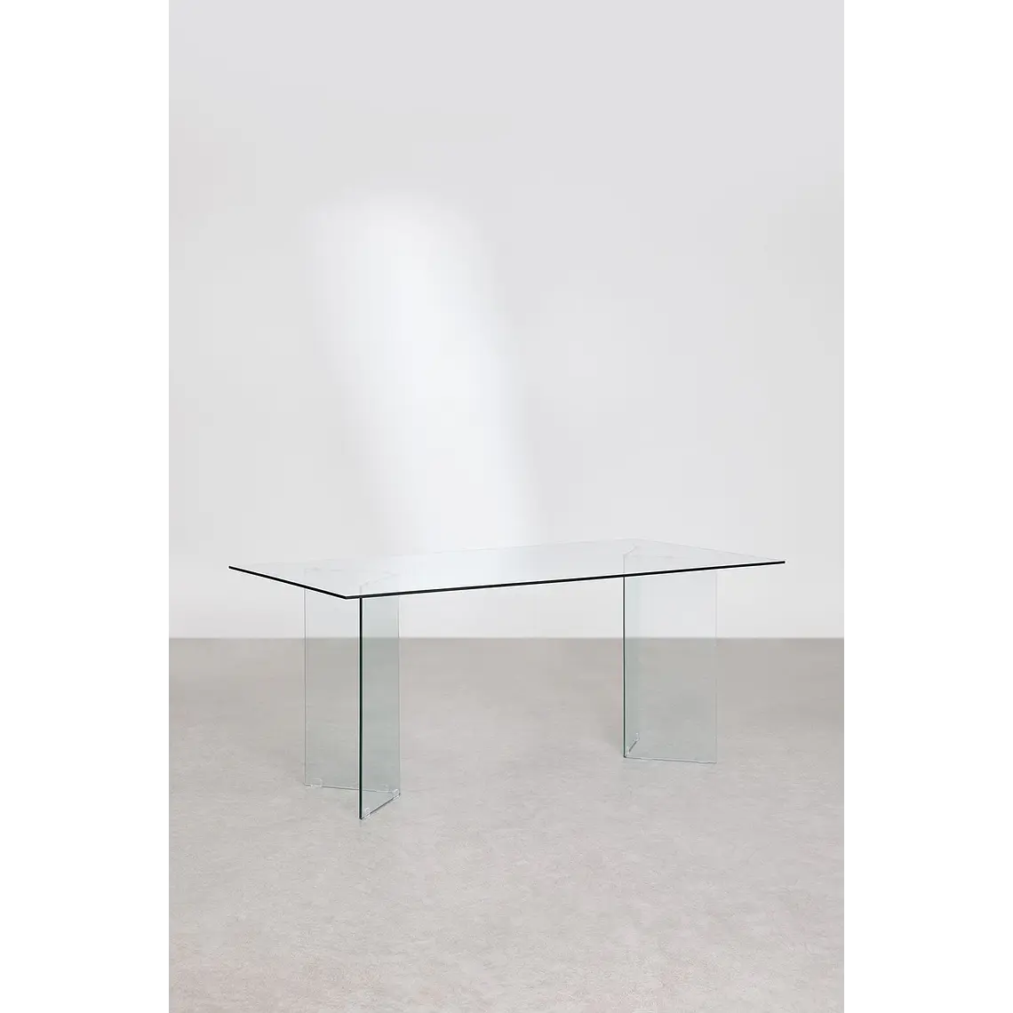 Mesa de comedor Faelora en vidrio 4