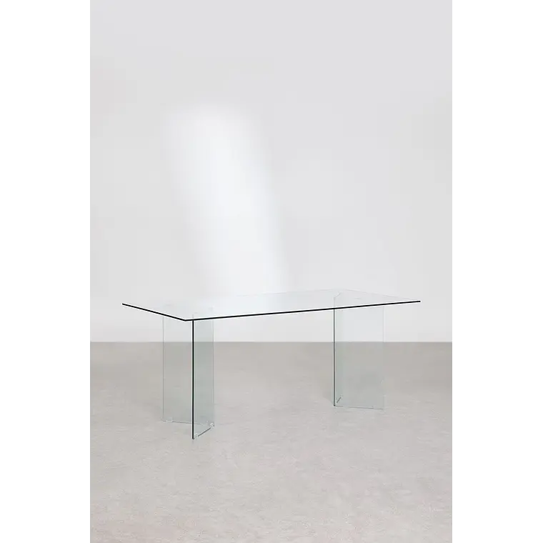 Mesa de comedor Faelora en vidrio 4