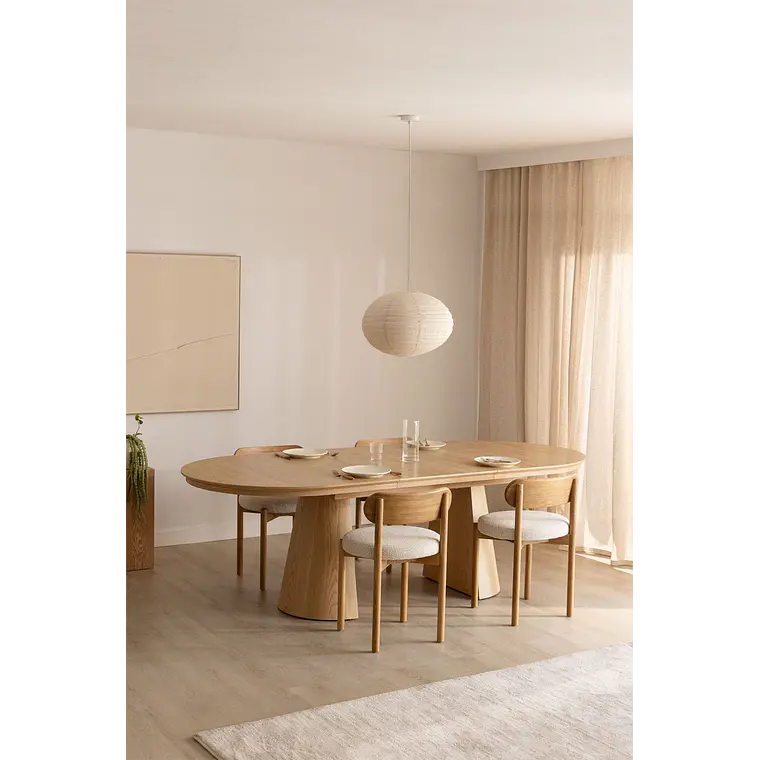 Mesa de comedor Ilaeri en madera de roble 2