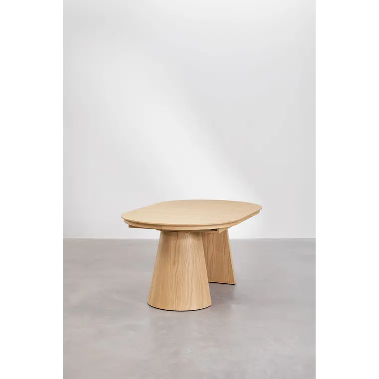 Mesa de comedor Ilaeri en madera de roble 5