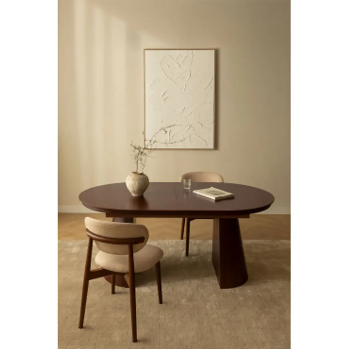 Mesa de comedor Ilaeri en madera de roble 14