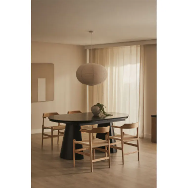 Mesa de comedor Ilaeri en madera de roble 15
