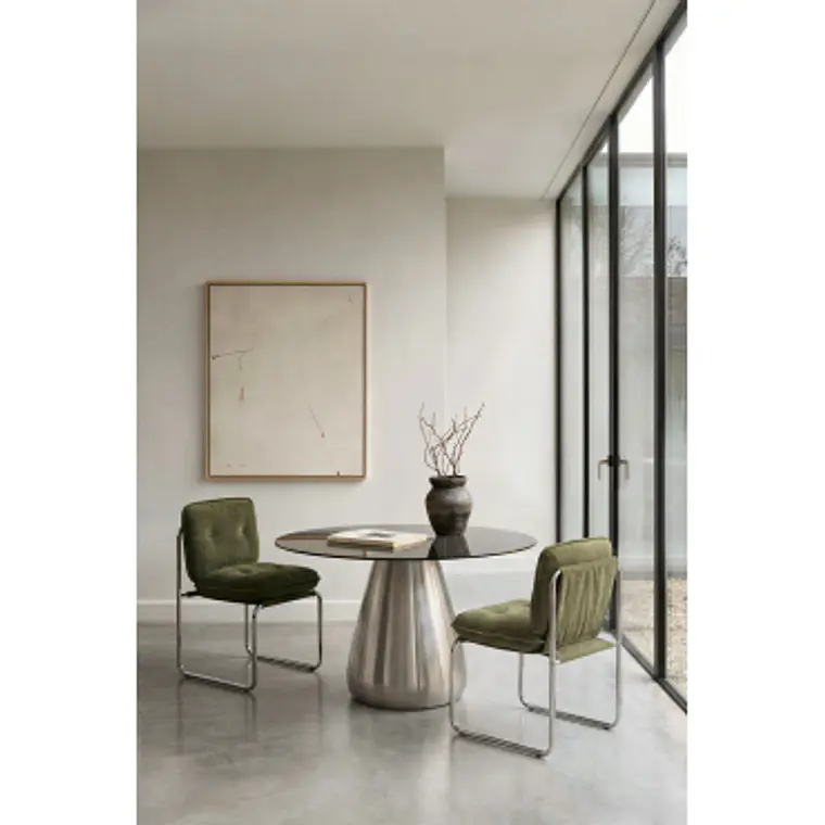 Mesa de comedor Lioia en vidrio 12